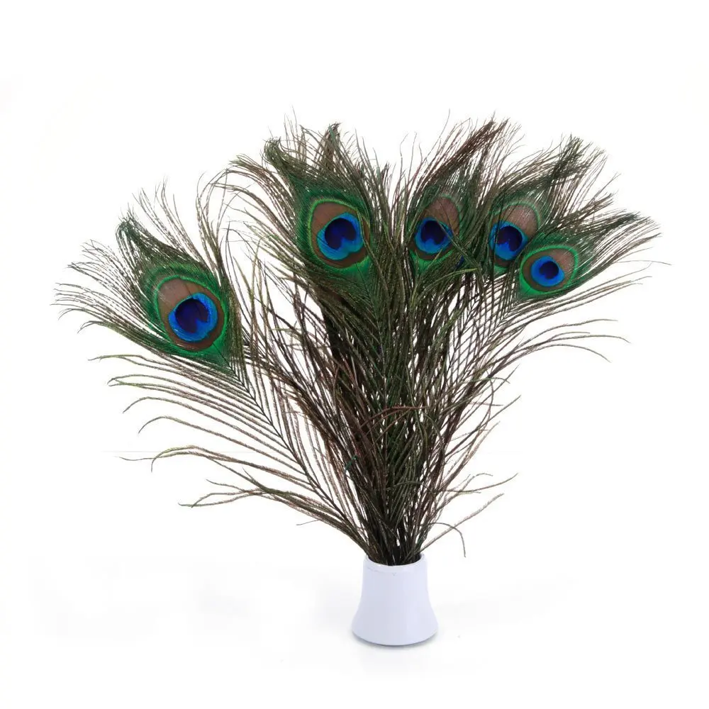 Peacock Decoration Wedding Feathers  Peacock Feather Decorations Vase -  Wholesale - Aliexpress