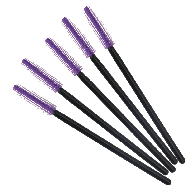 일회용 실리콘 속눈썹 브러쉬, 마스카라 스틱 어플리케이터, 속눈썹 메이크업 브러쉬, 속눈썹 익스텐션 메이크업 도구, 50 개 인기 상품