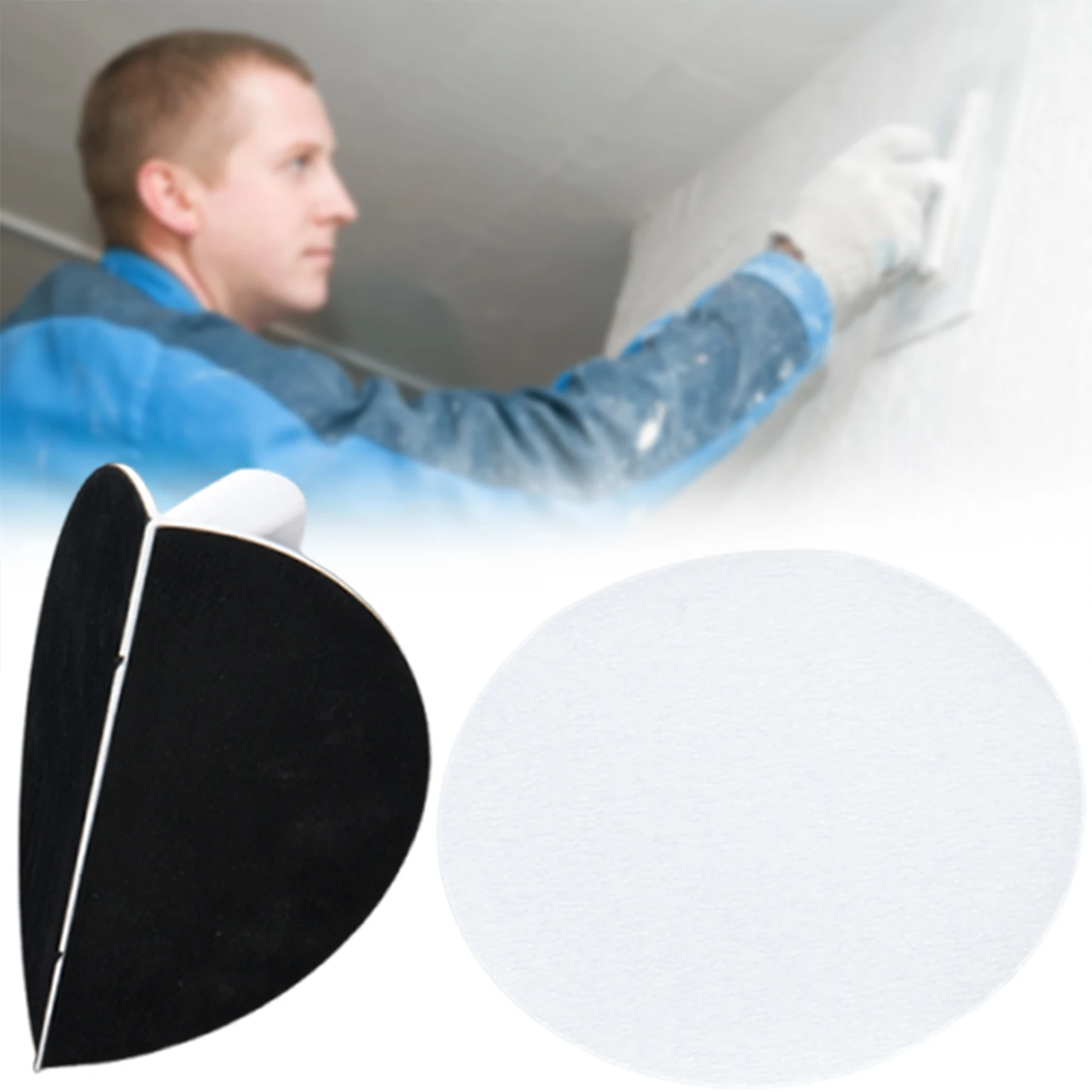 Multifunctional Semi-Circular Angle Sanding Sandpaper Tool Self-adhesive 90 Degree Sanding Tool for Drywall Sanding Paper Holder