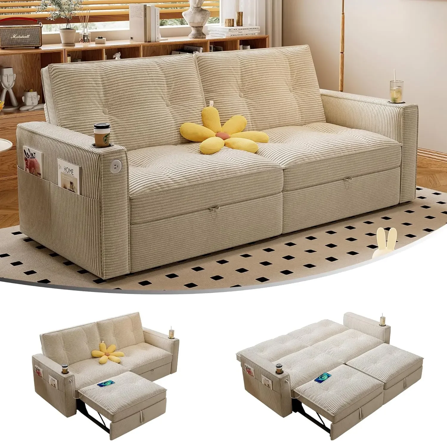 Queen Sleeper Sofa Bed 1