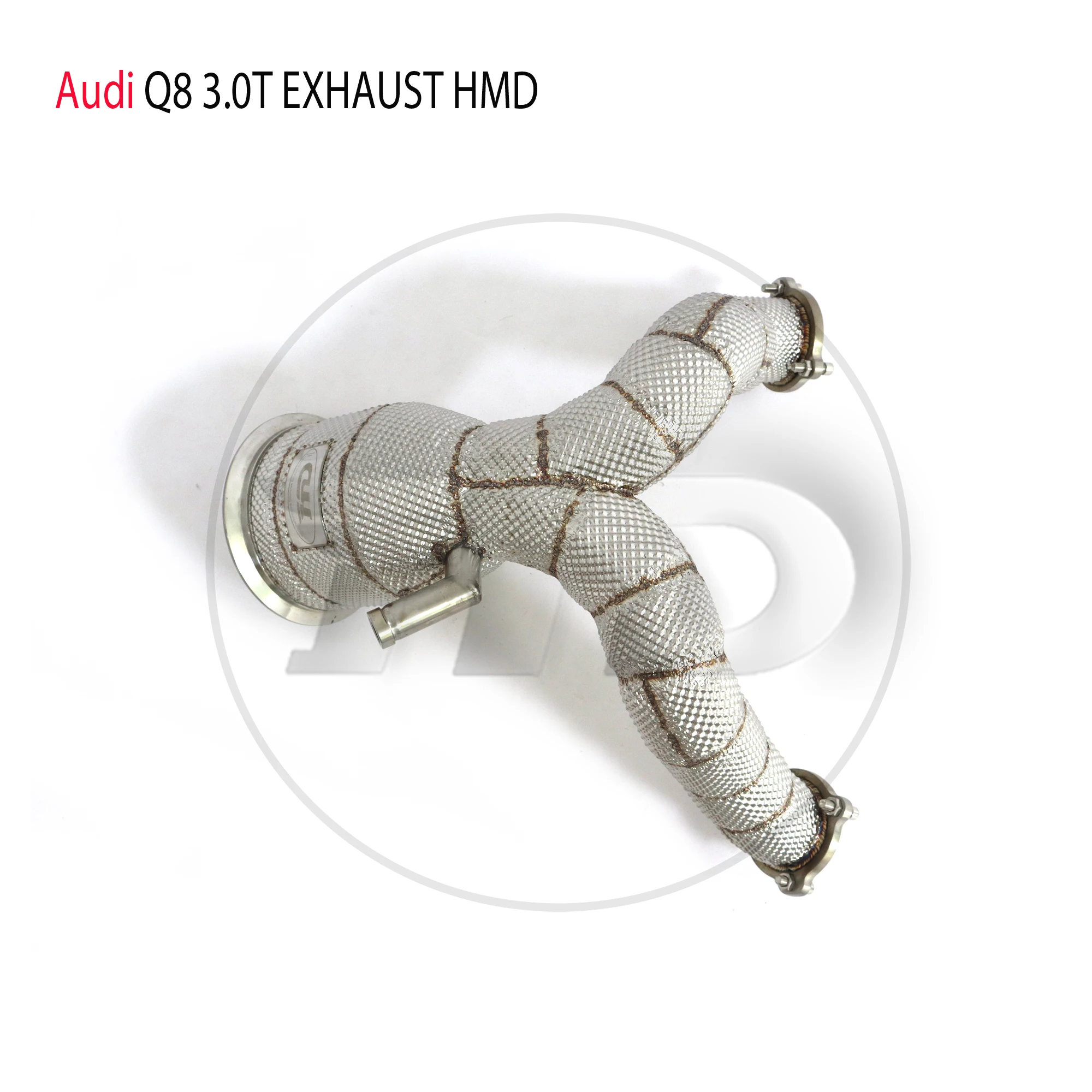 

HMD Exhaust System High Flow Performance Downpipe for Audi Q8 3.0T 2019-2023 Non OPF Version With Catalyst Converter