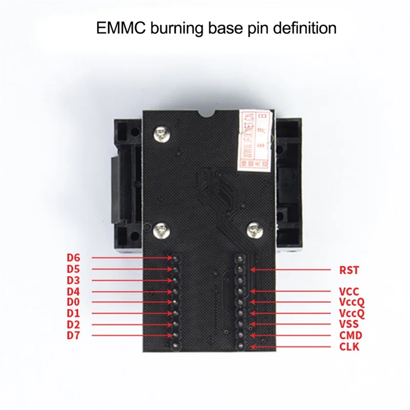 RT-BGA169-01 BGA169 / BGA153 EMMC 어댑터 V2.5, RT809H 프로그래머용 BGA 바운딩 박스 4 개 포함