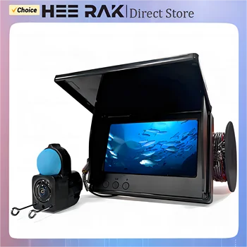 HEERAK Fish Finder portatile per profondità d'acqua 1080P 4.3 pollici LCD Fish Finder subacqueo 220 °   Telecamera da pesca con visione notturna