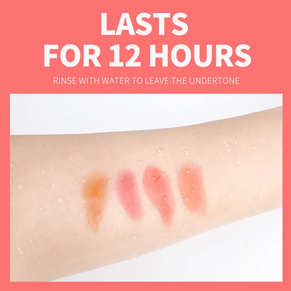 6ml Private Label Jelly Lip Tint Custom Bulk Dye Face Lips Eye Available Long-lasting Easy Waterproof Pigment Makeup Beauty 5