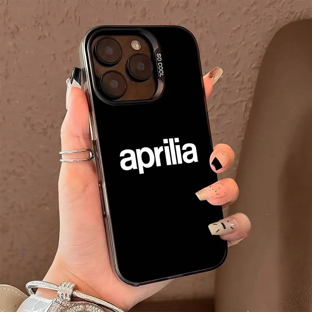 Coole Aprilia Racing Farb-Handyhülle für iPhone 17 16 15 14 13 12 11 Pro Max Plus Pro Schutzhülle – Detail 7