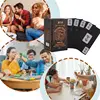 Mahjong Playing Cards Travel-Friendly PVC Mahjong Card Set Interactive Board Games AdultsCards Mahjong Fun For Class Activities 3