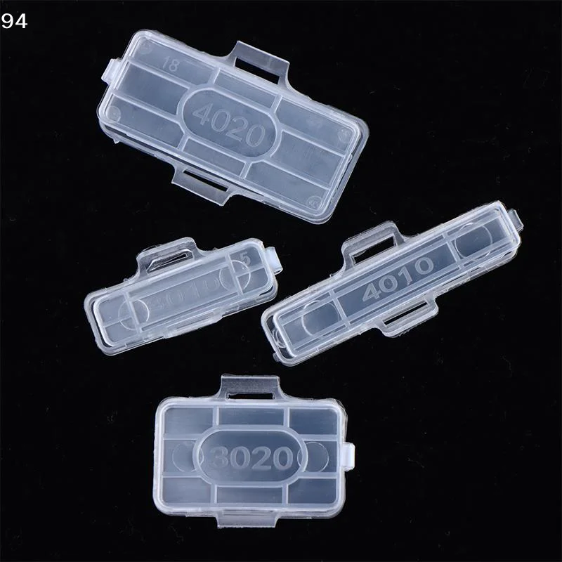 100pcs 케이블 라벨 태그 상자 투명 플라스틱 케이블 타이 마커 와이어 사인 이름 홀더 디스플레이 식별 씰 케이스