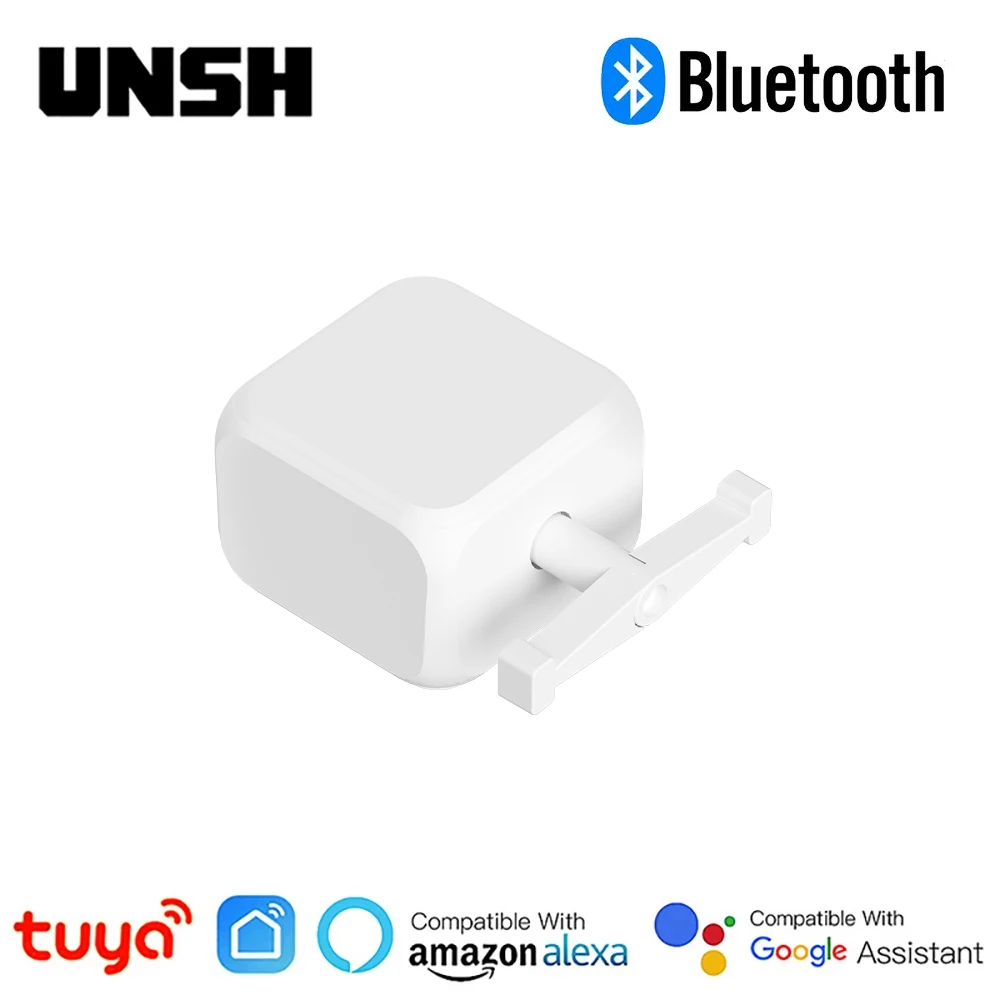 Type-C Rechargeable Tuya Bluetooth 5.2 Smart Switch Fingerbot Plus 5V Robot Button Pusher Arm Switch Support Alexa Google Home