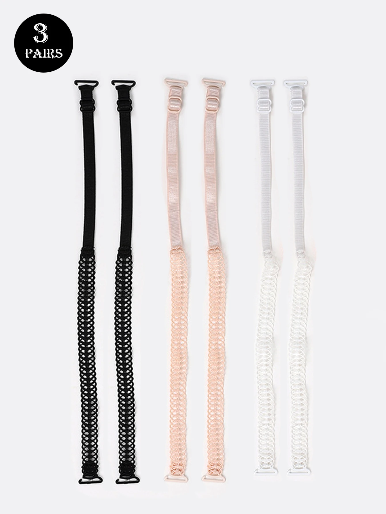 Embroidered Lace Flower Bra Straps - Sexy, Adjustable Women's Underwear Accessory