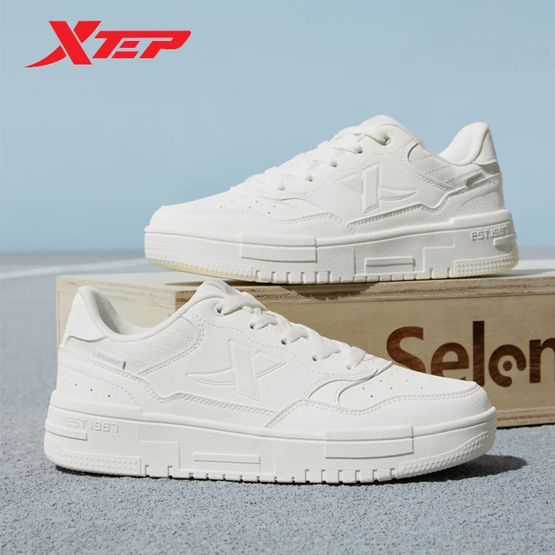 Women Sports Board Shoes Xtep Skateboarding Summer Comfortable Breathable Outdoor Trekking Support Sneakers