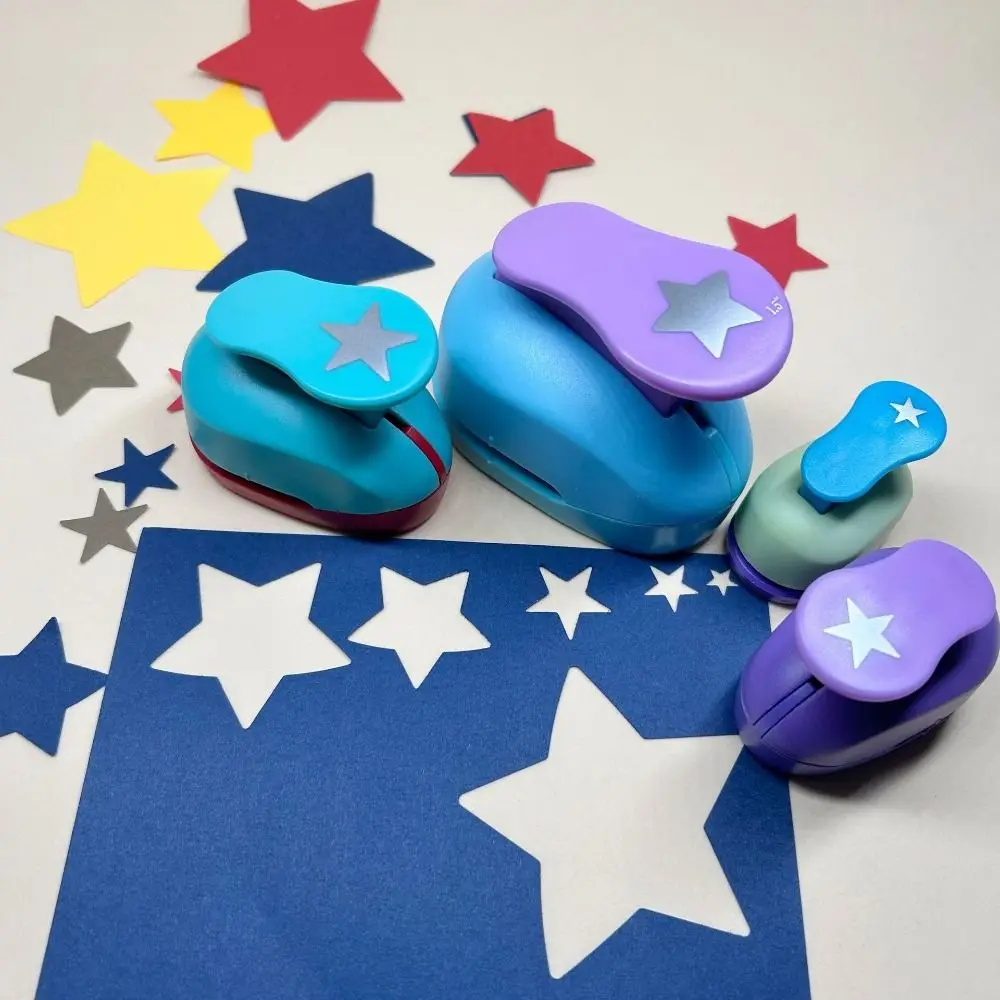 paper cutter paper punch hole punching tools paper craft punch embossing maker 8-75mm heart/star shaped hole puncher