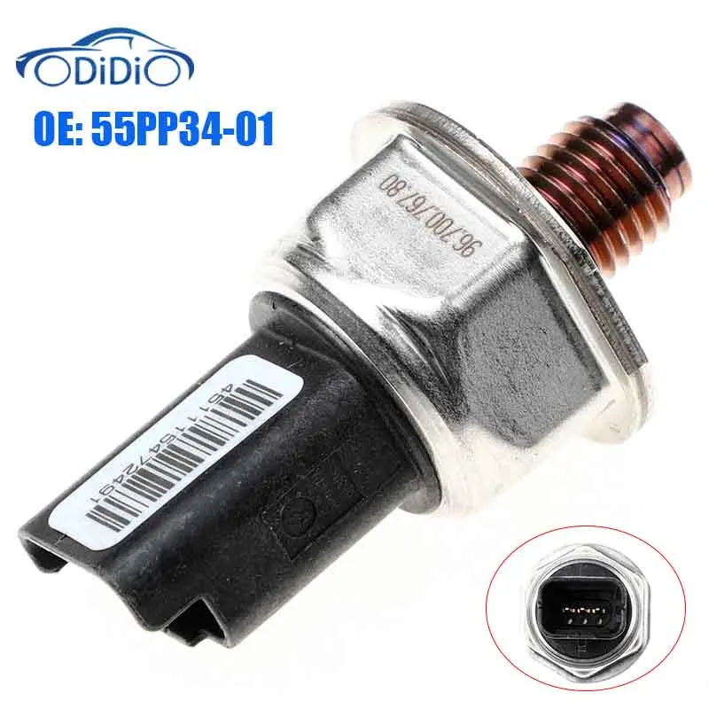 Odidio 55Pp34-01 Sensore Pressione Rail Carburante Per Peugeot 206 Plus 1.4 D 208 1.2 1.4 Hdi 1.6 Gti 1.6 Hdi
