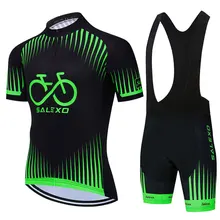 2022 verde fluorescente conjunto camisa de ciclismo verão mtb roupas ciclismo mountain bike wear roupas maillot ropa hombre
