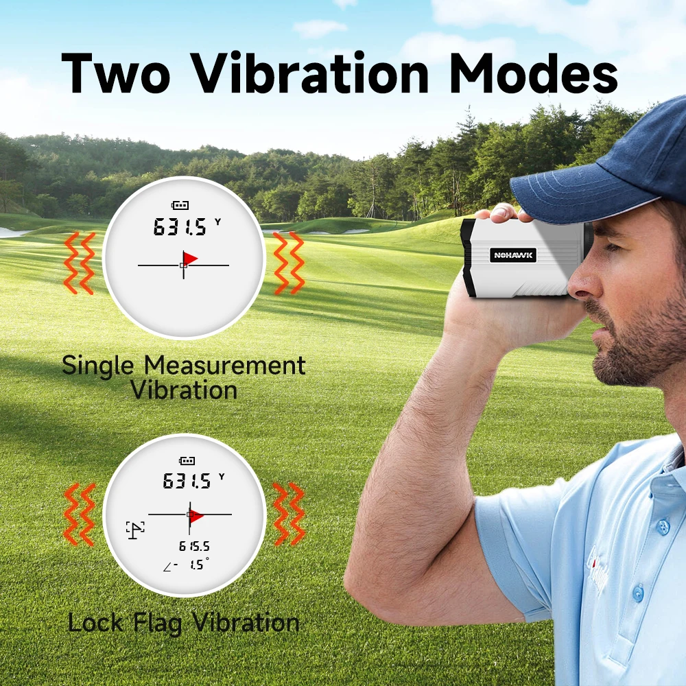 MINI Golf Rangefinder with Flag Locking Vibration Multi Functional Laser Range F