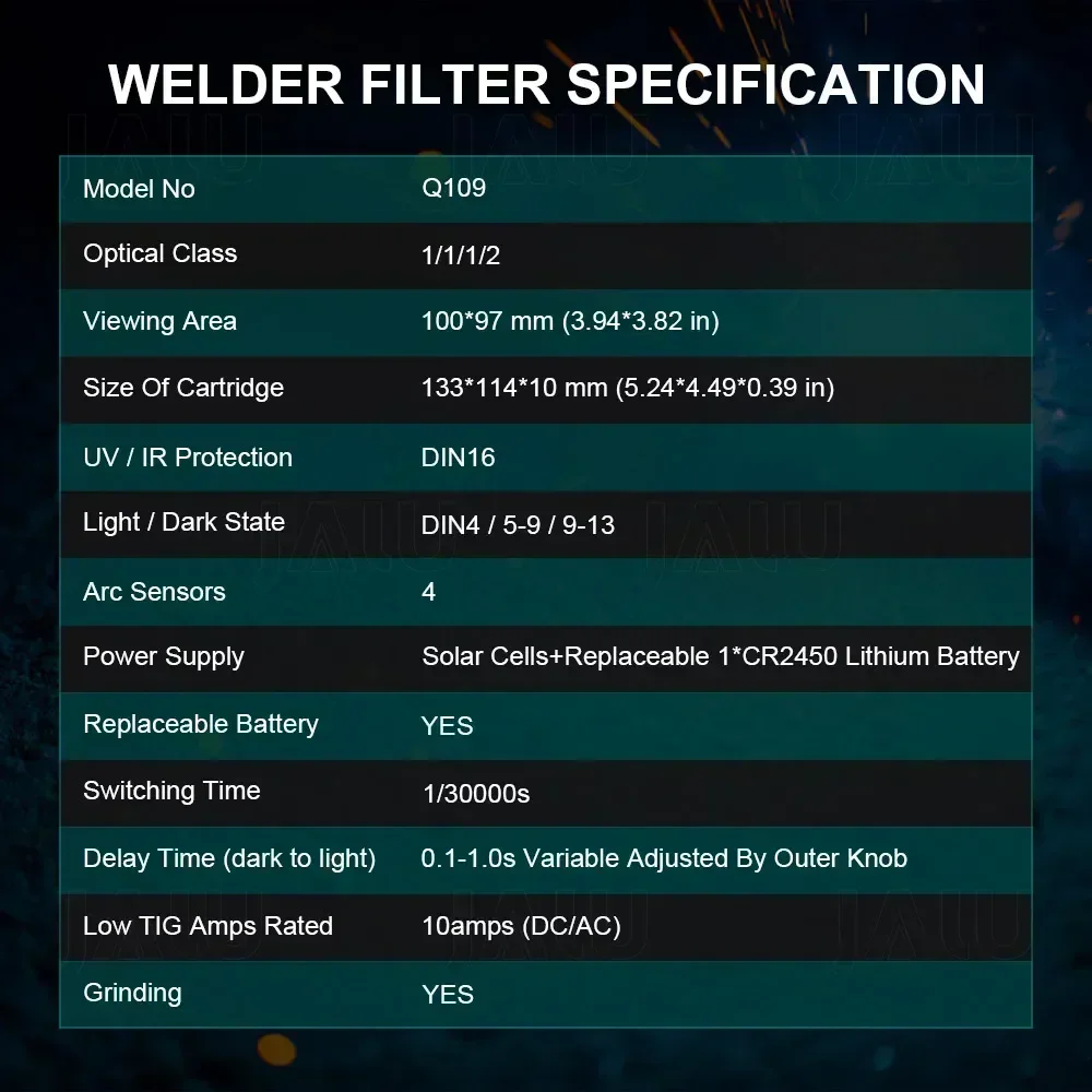 Welding Mask 1/1/1/2 Auto Darkening Welding Helmet 100x97mm Large View TRUE Color 4 Sensors for MIG MAG MMA Welder Machine welding helmet
