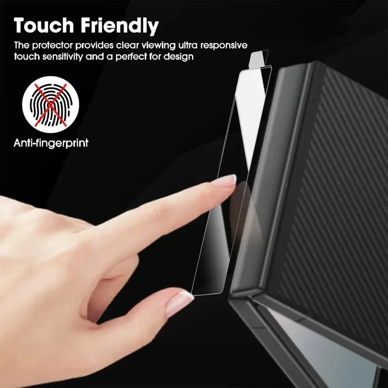 Ultimate 8-in-1 Screen and Hinge Protection Set - Tempered Glass & Anti-Scratch Film