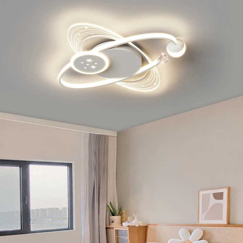 Round Living Room Led Chandeliers Luxury Bedroom Full Of Stars Gold Chandelier Simple Modern Atmosphere Flush Mount Ceiling Lamp led chandelier,ceiling chandelier