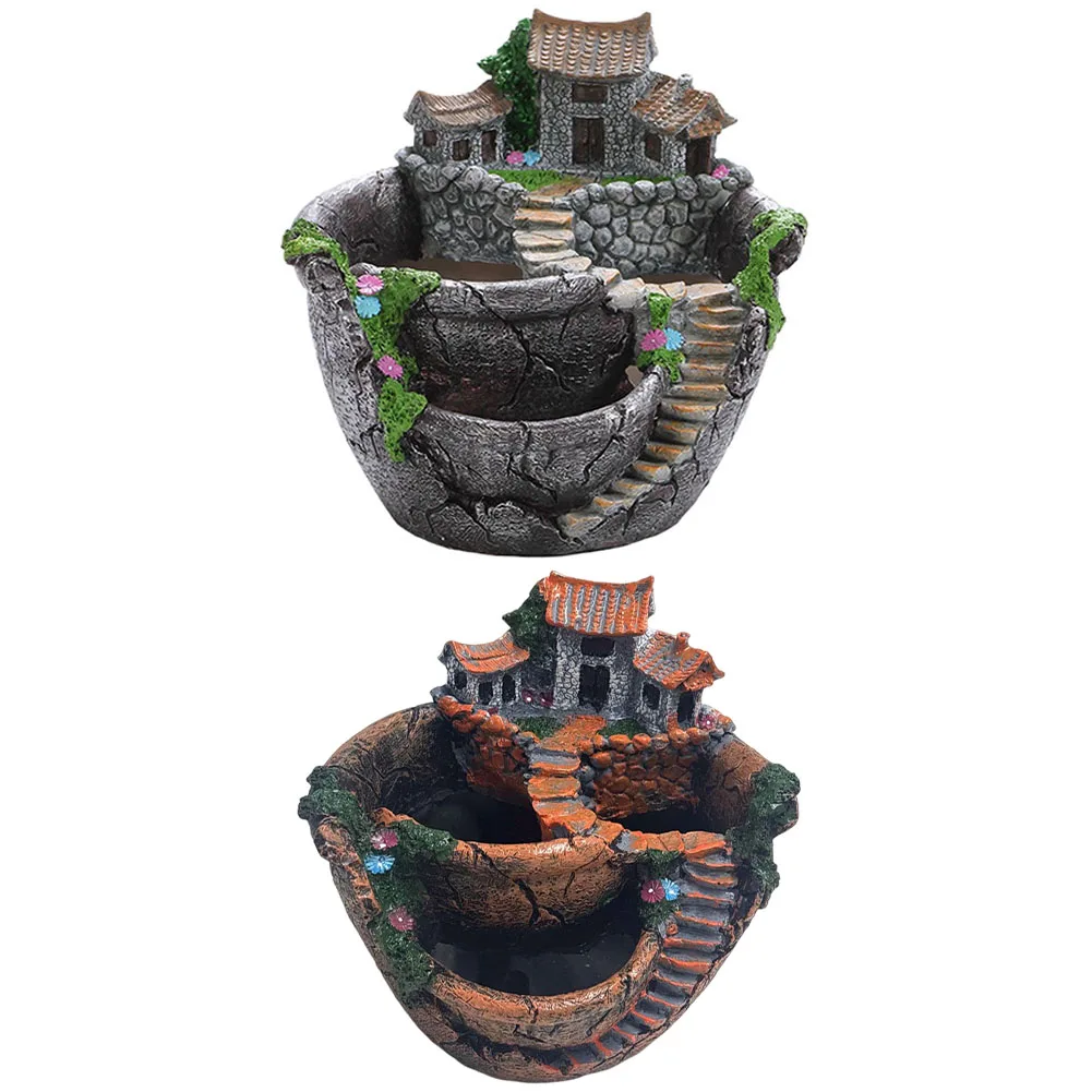 Vintage Multi-Pot Decorative Succulent Planter Vat