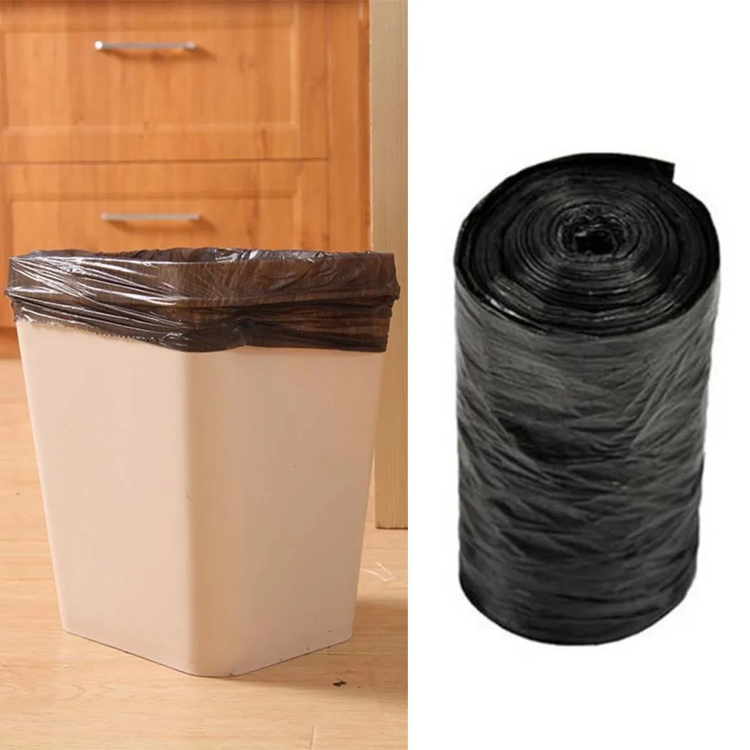 1 Roll Disposable Garbage Bag Thicken 50x60cm Plastic Trash Bags For  Kitchen Bathroom Trash Can Bin Rubbish Plastic Bags - AliExpress