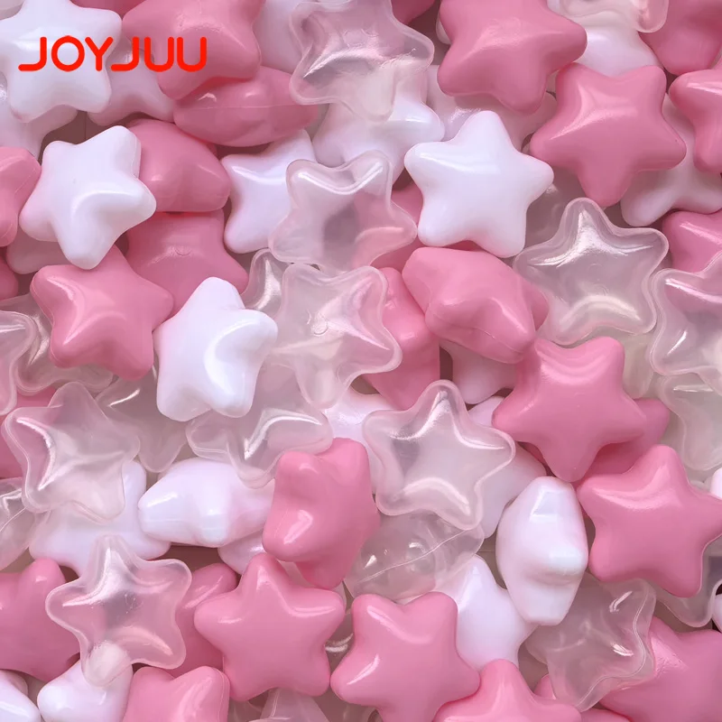 Plastic Balls for Baby Water Pool Ocean Wave Kids Swim Ball Pit Heart/Star Shape Outdoors Tents Toy 100pcs 2