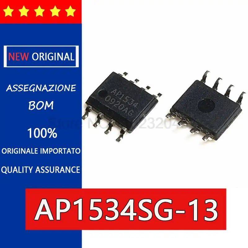 5Pcs Original Ap1534 Ap1534Sg-13 Sop8 Switching Voltage Regulator Ic Chip, Lcd Driver Board Power Management Chip New And Ori