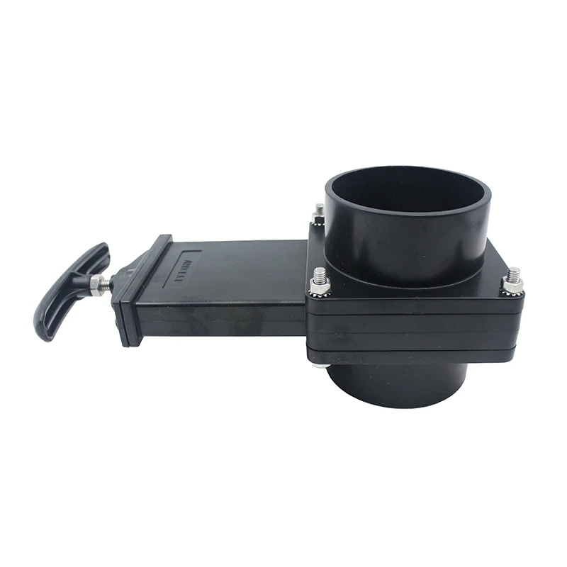 RV Sewer Drain Valve - ABS Plastic With Stainless Steel Shaft, 50mm ID, For Caravan Water Tank Replacement