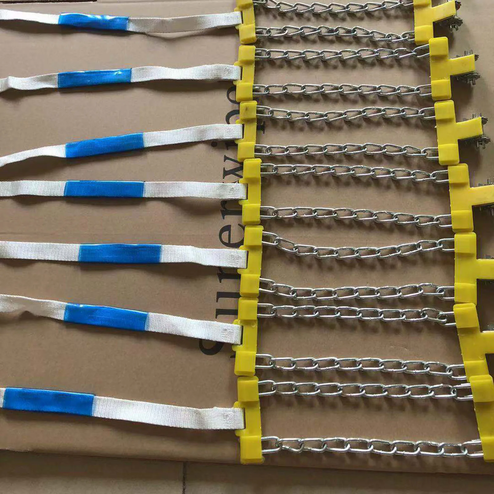 1PC Snow Chains For Car Anti-Skid Tire Chains Adjustable Auto Vehicles Tyre Cable Safe Belt For Car Universal S/M/L Real Shot