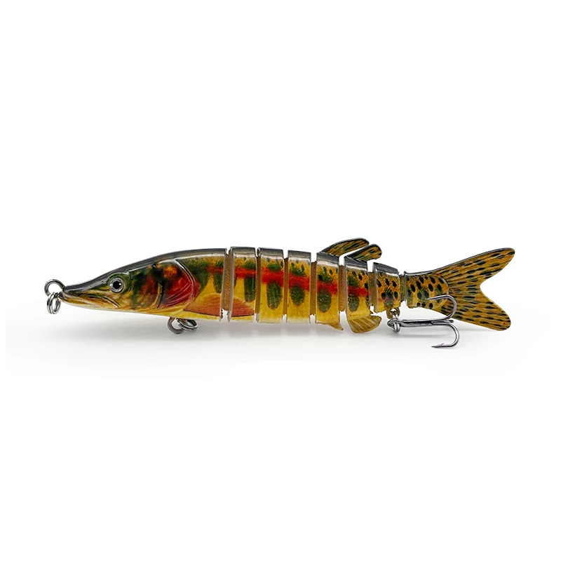 LUHANGT130mm Angelköder Madness Swimbait Großer Köder Meeresangeln Harter Köder Riesiger Gelenkköder Leurre Leurre Balam – Detail 9