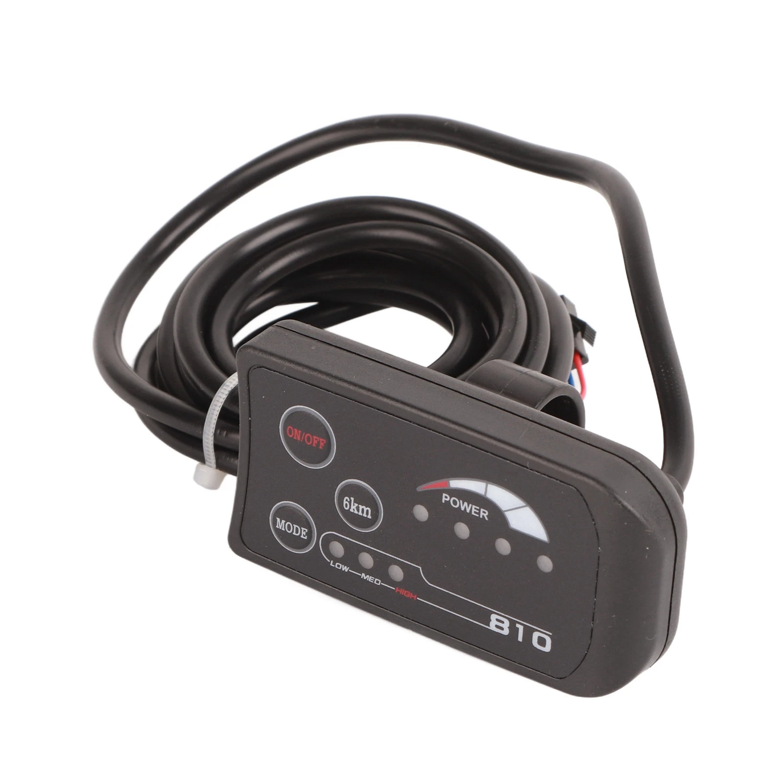 Electric Bicycle 810 LED Display Controller Instrument With 5 Wire Cable Control Panel LCD Display Panel Controller Accessories