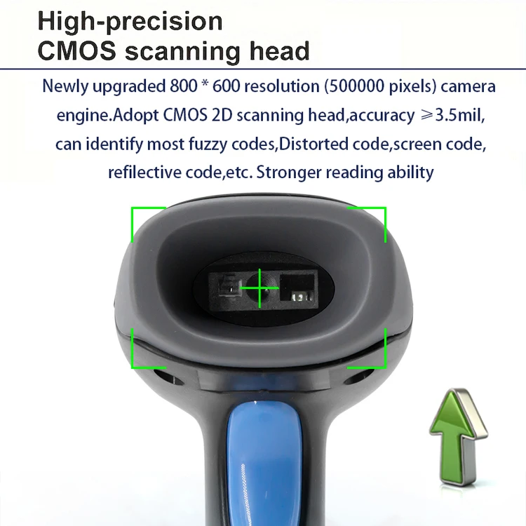 قارئ الباركود سلكي وبلوتوث