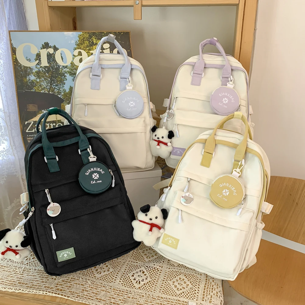 Women's Backpacks Mini Cute Travel Bags Contrast Color Backpacks Cute Girls  Backpacks - AliExpress