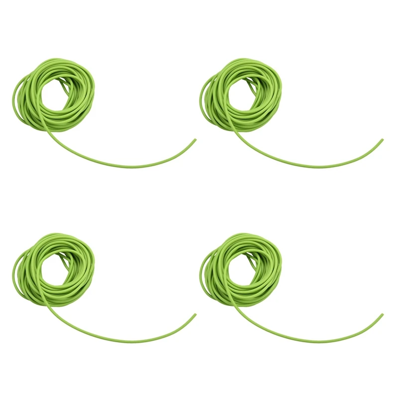 

4X 32 Feet 5Mm Natural Latex Rubber Tube Tubing Replacement Band 10M