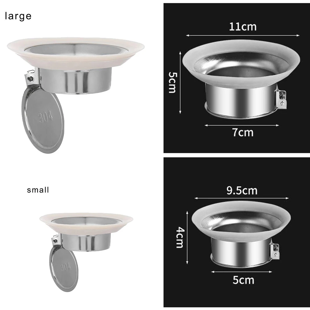 Squatting Pan Anti-smell Plug Stainless steel Toilet Floor Deodorize Stopper Bathtub Anti-blocking Cover Bathroom Accessories images - 6