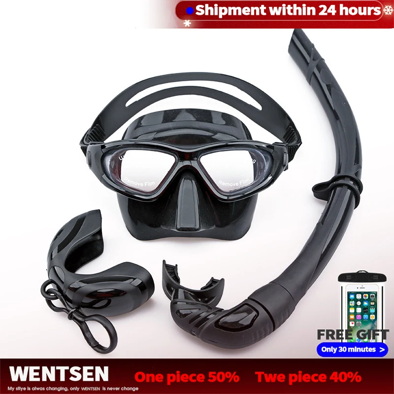 NEW Free diving glasses Snorkel kit diving equipment underwater diving