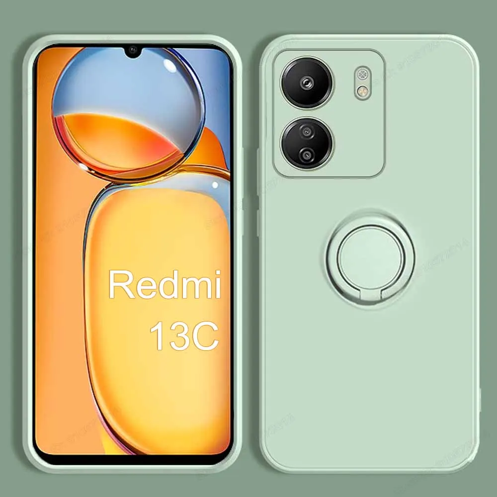 Premium Silicone Magnetic Kickstand Case
