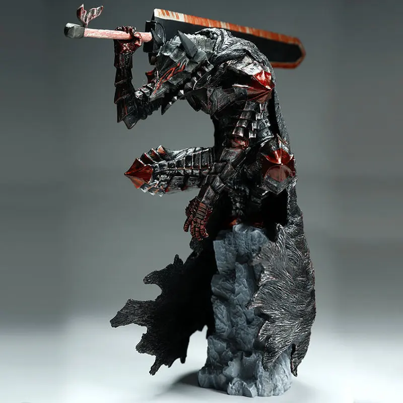 2025 Berserk Mad Warrior Worn Battle Beschädigte Version Actionfigur Modell Statue Schwert Windlegende Sammlerspielzeug Acg Dekoration