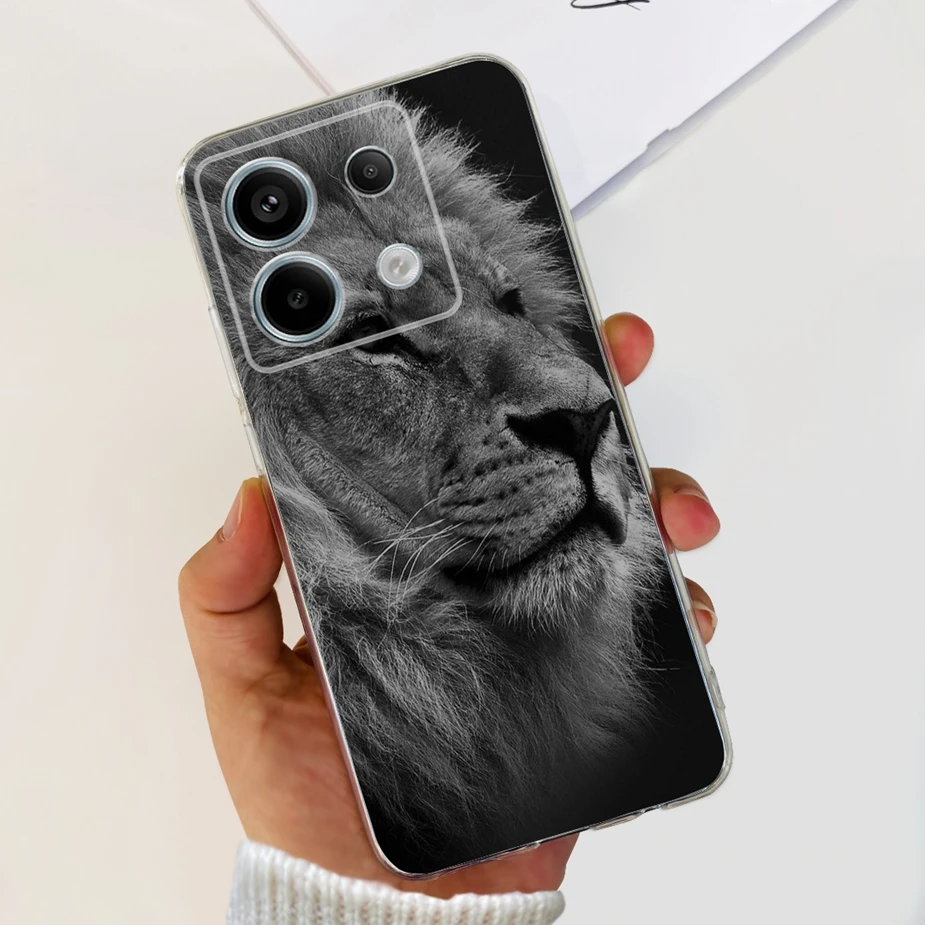 New Fashion Painted Clear Silicone Soft TPU Phone Case for Xiaomi Poco X6 Pro 5G