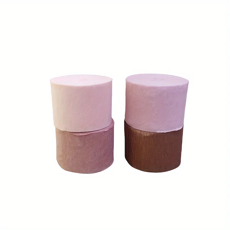 Party Decorations Birthday Streamers Crepe Paper Tassel Streamers 4 Rolls 82ft Long