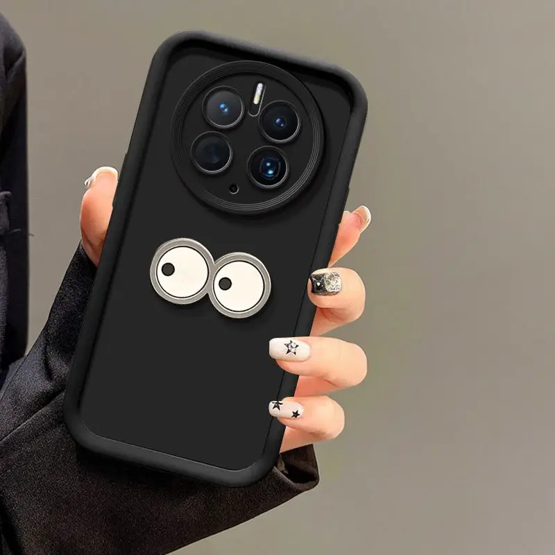 Honor Magic8Pro Silicone Phone Case with 3D Eyes Design and Hand Strap