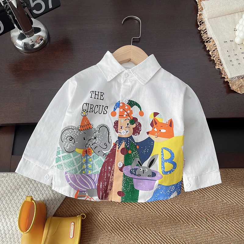 Kids Shirts Spring Thin Long Sleeve For 1 2 3 4 Years