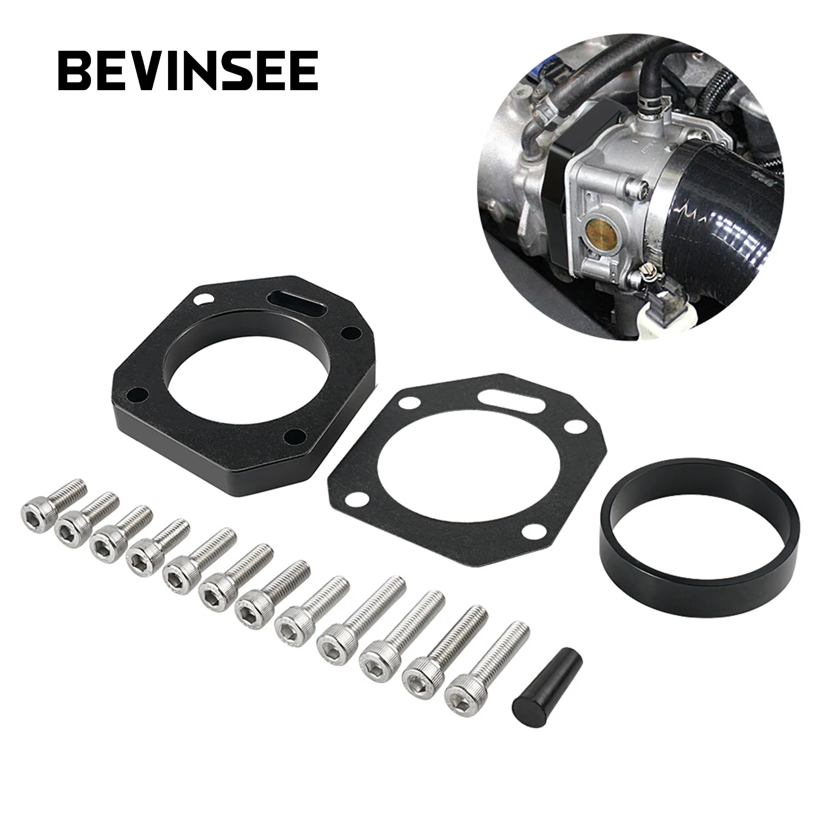K20 K24 K Series RBC / RRC Dual Throttle Body Adapter (62/70mm