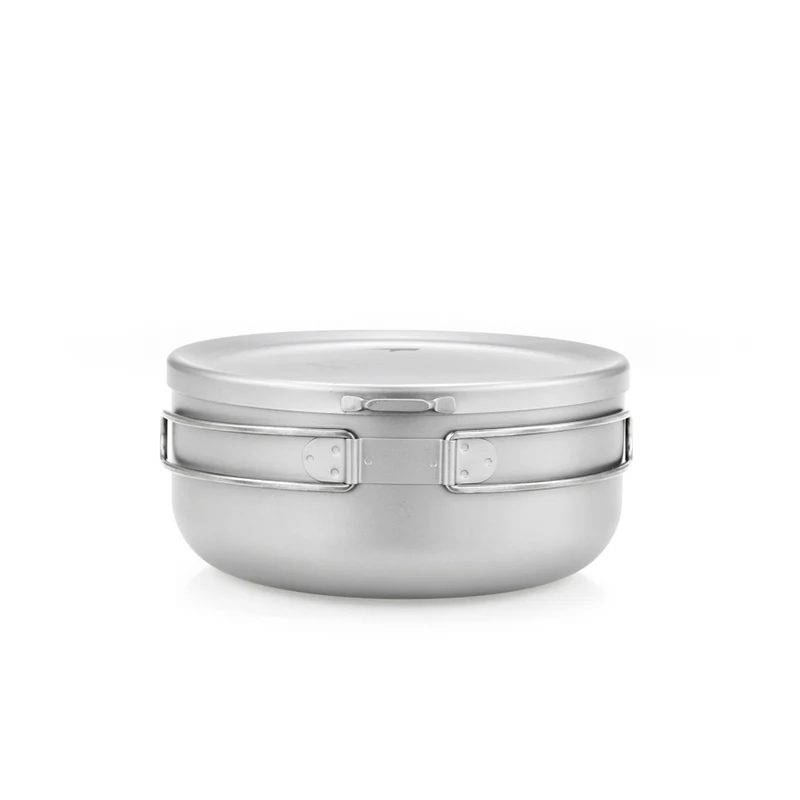 Keith Titanium Dinner Box Folding BowlsCamping Kitchen Outdoor Cooking  Lunch Box Big Capacity 800ML 1L 1.2L 3