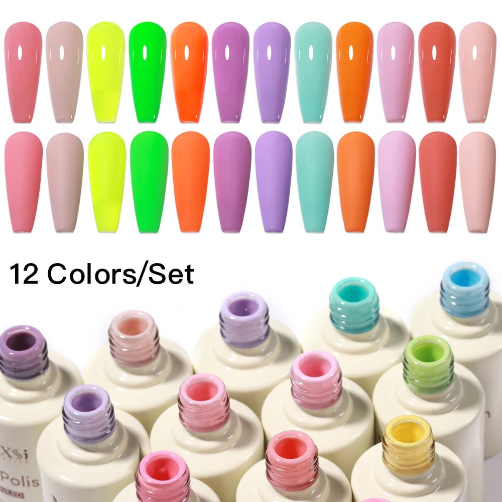 프로페셔널 젤 네일 폴리쉬 세트, 세미 퍼머넌트 젤 바니쉬 세트, UV LED 네일 드라이어, 전동 네일 드릴, 익스텐션 젤 아트 매니큐어