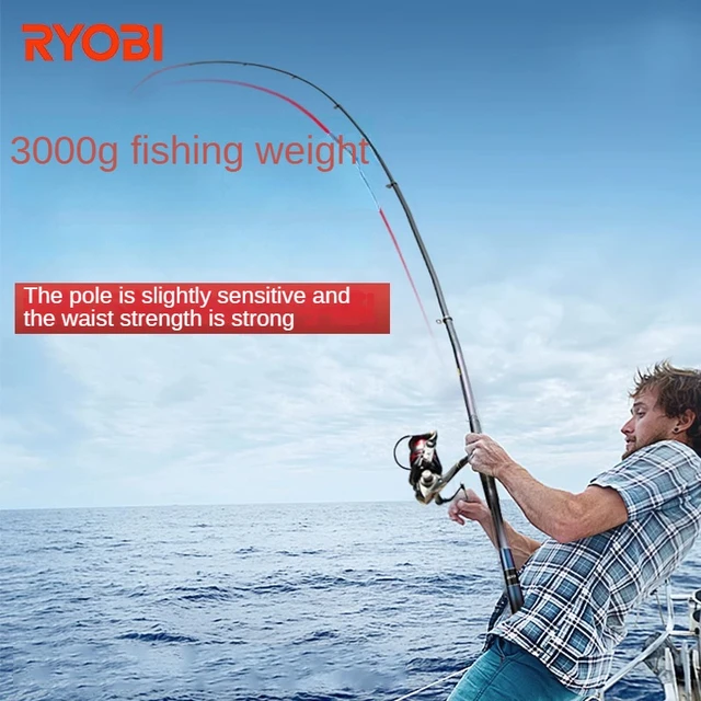 RYOBI-Japanese Carbon Fishing Rod, Ultra Hard, Ultra Light, Oblique Guide,  Dual Use, Universal to All Fish Species, 2.7m-4.5m - AliExpress