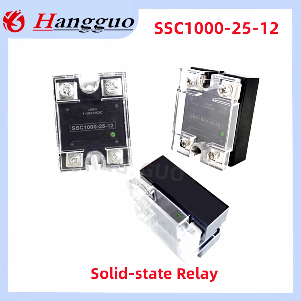 Original SSC800-25-24 12V 24V 36V DC-Steuerung DC-Halbleiter relais 12V 24V 36V SSC1000-25-24-12-36 Halbleiter relais