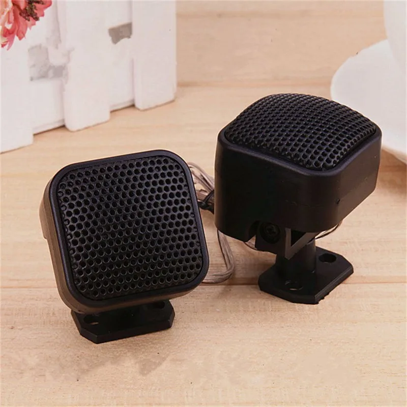 2Pcs 500W Car Mini Tweeter Speakers Auto Horn Audio Music Stereo Speaker Audio Loudspeaker 12V DC For Car System