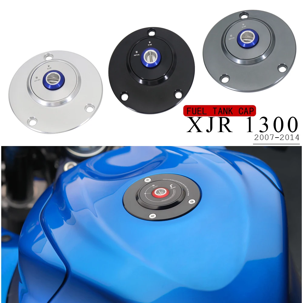 

New Motorcycle Accessories Aluminum Fuel Tank Gas Cap Oil Tank Cover For YAMAHA XJR1300 XJR 1300 xjr1300 2007 - 2014