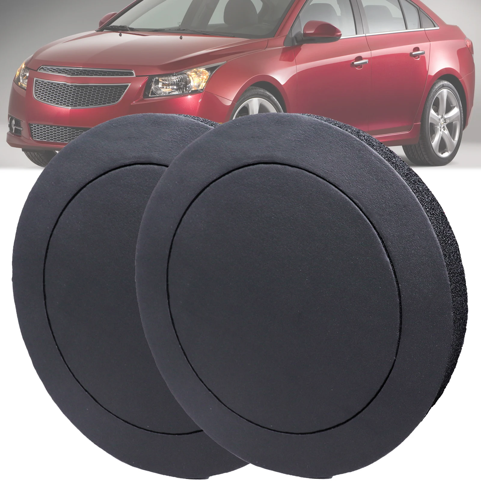 2x Car 6.5” Speaker Ring Bass Door Trim Sound Audio Insulation For