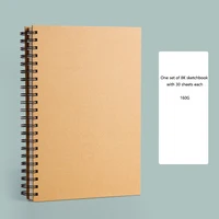 Альбом для рисования формата А4, утолщенная книга для рисования быстрого эскиза, 16 К, живопись, 8 К, пустая книга для рисования, каракули, картина маслом, быстрая книга для эскизов — изображение 6