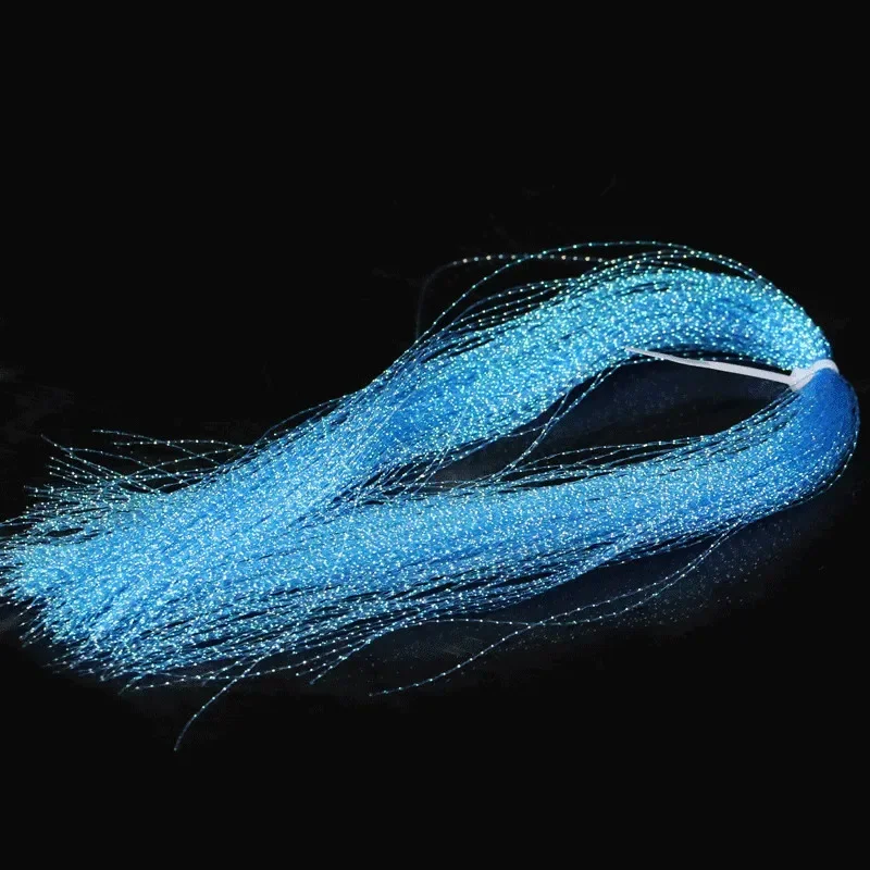 35cm Fly Fishing Tinsel Twisted Strand String Line Tying Flash crystal Shining DIY Material Assist Hooks Lure Flies 110Pcs fishing tools fishing accessories fishing tool fishing tackle